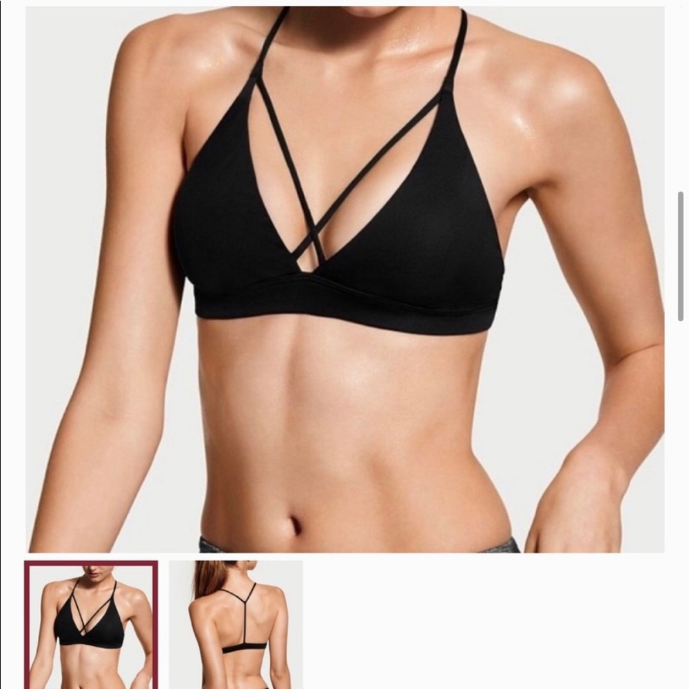Navy Victoria’s Secret Triangle String Bra